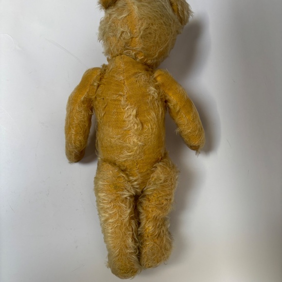 Vintage Blonde Jointed Teddy Bear with Working Growler - Picture 12 of 15